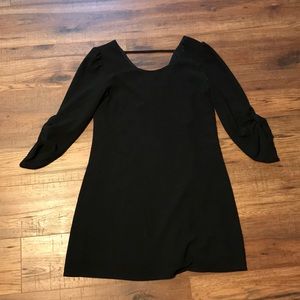 Speechless Black 3/4 Sleeve Dress